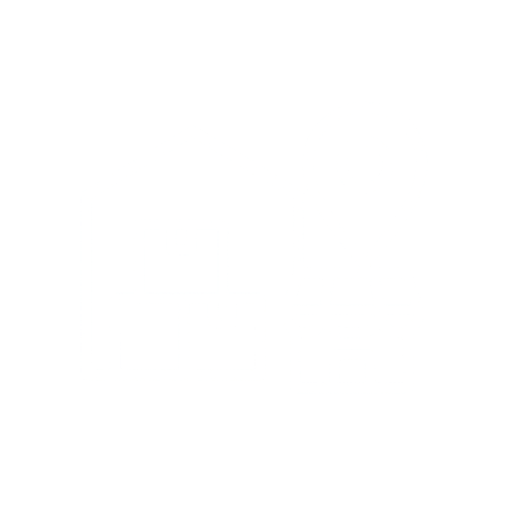 Icono de un almacén con cajas y una tienda con marcador de ubicación encima.